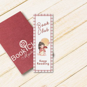 Kawaii Zurück zum School Book Club Lesezeichen
