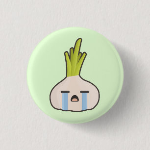 Kawaii Zwiebel Button