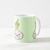 Kawaii Zwiebel Kaffeetasse (VorderseiteRechts)