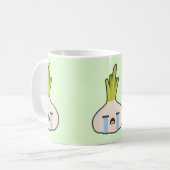 Kawaii Zwiebel Kaffeetasse (Vorderseite Links)