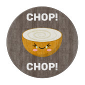 Kawaii-Zwiebel-Schneidplatte Schneidebrett (Vorderseite)