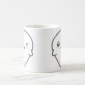 Kawaii Zwinkernden-Geist-Tasse Kaffeetasse (Mittel)