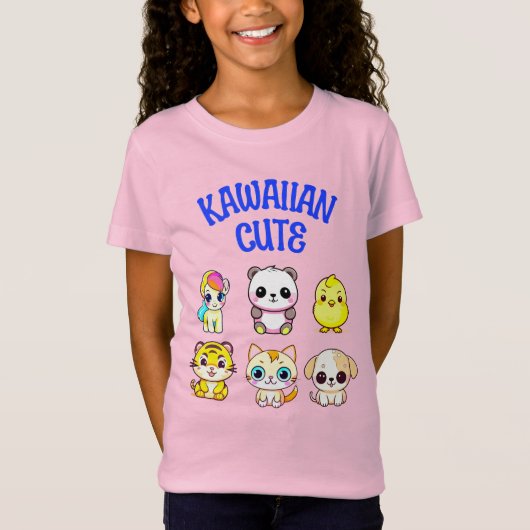 Kawaiian Niedlich Style T-Shirt (Vorderseite)