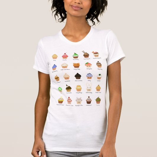 Kawaiidoscope Gitter T-Shirt (Vorderseite)