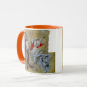 kawanabe kyosai, Tanuki and monster cat Tasse (Vorderseite Links)