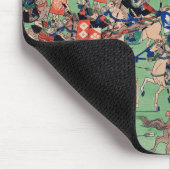 Kawanakajima no Kassen by Utagawa Kuniyoshi Mousepad (Ecke)