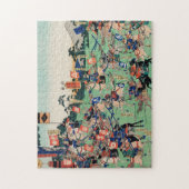 Kawanakajima no Kassen by Utagawa Kuniyoshi Puzzle (Vertikal)