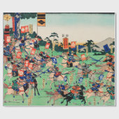 Kawanakajima no kassen (Schlacht von Kawanakajima) Geschenkpapier (Flach)