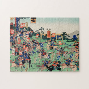 Kawanakajima no Kassen von Utagawa Kuniyoshi Puzzle