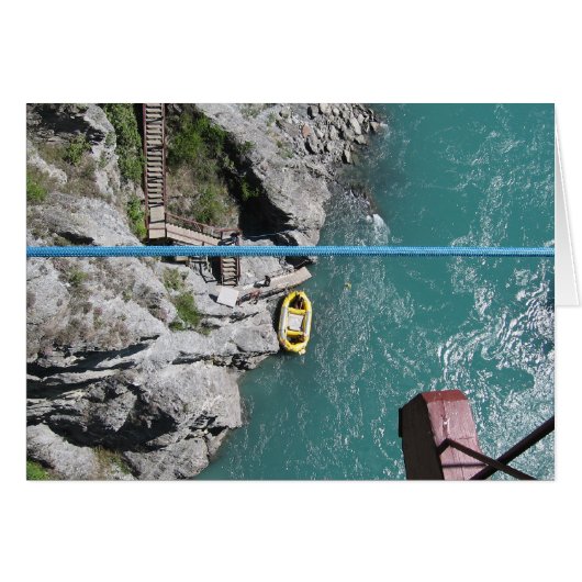 Kawarau Bridge Bungy POV, Queenstown, Neuseeland (Vorderseite (Horizontal))