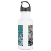 Kawarau Bridge Bungy POV, Queenstown, Neuseeland Edelstahlflasche (Rückseite)