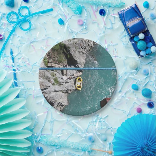 Kawarau Bridge Bungy POV, Queenstown, Neuseeland Pappteller (Party)