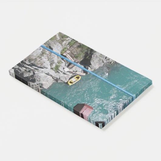 Kawarau Bridge Bungy POV, Queenstown, Neuseeland Post-it Klebezettel (angewinkelt)