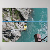 Kawarau Bridge Bungy POV, Queenstown, Neuseeland Poster (Vorne)