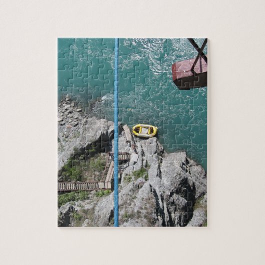 Kawarau Bridge Bungy POV, Queenstown, Neuseeland Puzzle (Vertikal)