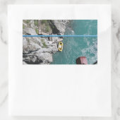 Kawarau Bridge Bungy POV, Queenstown, Neuseeland Rechteckiger Aufkleber (Tasche)