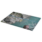 Kawarau Bridge Bungy POV, Queenstown, Neuseeland Schneidebrett (Ecke)