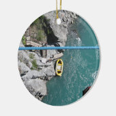 Kawarau Brücke Bungy POV, Queenstown, Neuseeland Keramikornament (Links)