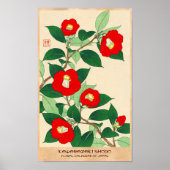 Kawarazaki Shodo Floral Calander japanische Blume Poster (Vorne)