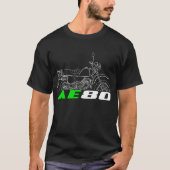 Kawasaki AE80 1981-1986 T-Shirt (Vorderseite)