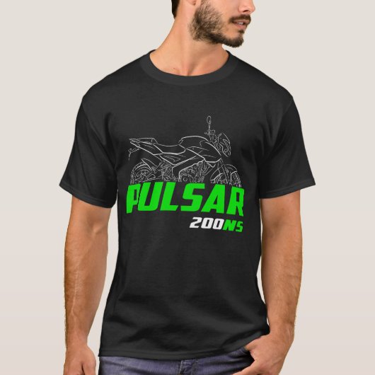 Kawasaki Bajaj Pulsar 200NS 2013-2016 T-Shirt (Vorderseite)