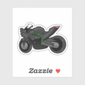 Kawasaki H2R simple style Aufkleber (Blatt)