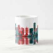 Kawasaki Japan Skyline Kaffeetasse (Mittel)
