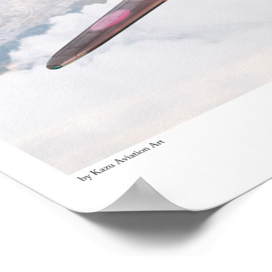 Kawasaki Ki-102 "Randy" Poster (Ecke)