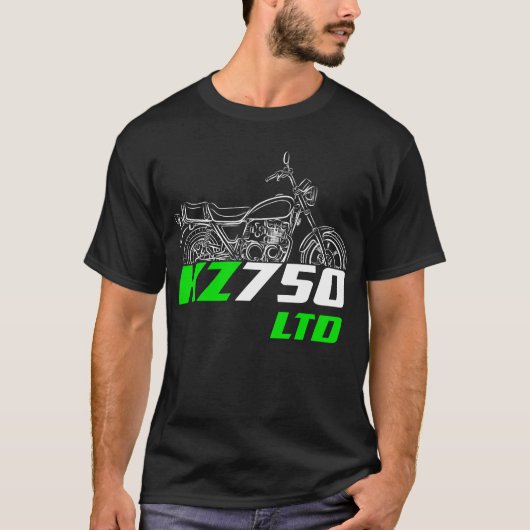 Kawasaki KZ750LTD 1980-1984 T-Shirt (Vorderseite)