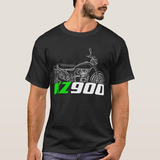 Kawasaki KZ900 1976-1977 T-Shirt (Vorderseite)