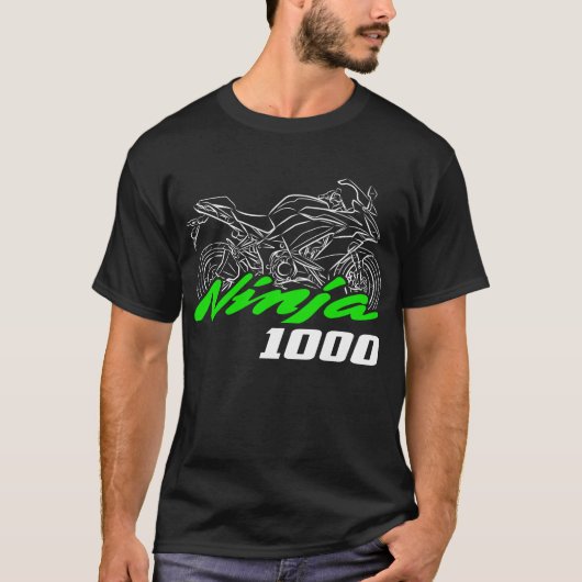 Kawasaki Ninja 1000 2017-2019 T-Shirt (Vorderseite)