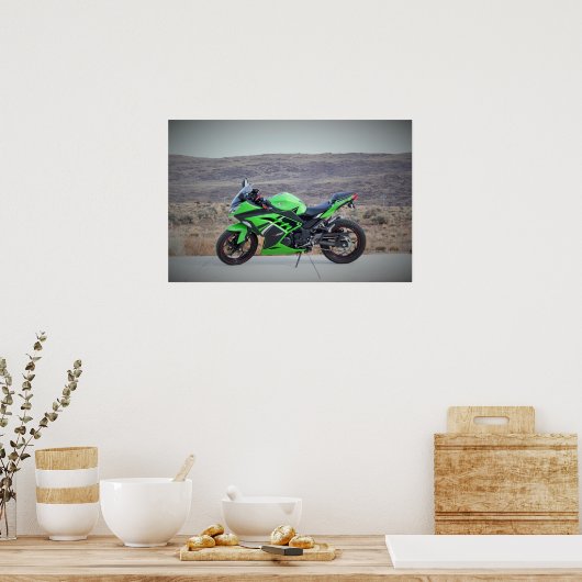 Kawasaki Ninja 300 Poster (Küche)