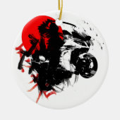 Kawasaki ninja keramikornament (Vorne)