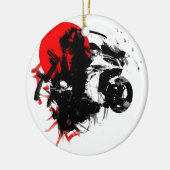 Kawasaki ninja keramikornament (Links)