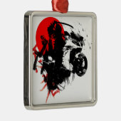 Kawasaki ninja ornament aus metall (Rechts)