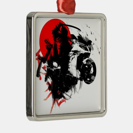 Kawasaki ninja ornament aus metall (Rechts)