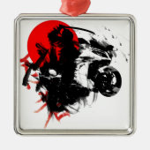 Kawasaki ninja ornament aus metall (Vorne)