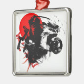 Kawasaki ninja ornament aus metall (Links)