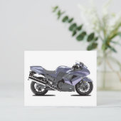 Kawasaki Ninja Postkarte (Stehend Vorderseite)