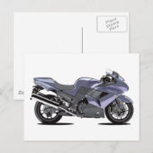 Kawasaki Ninja Postkarte (Vorne/Hinten)