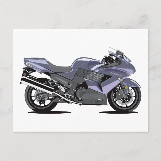 Kawasaki Ninja Postkarte (Vorderseite)