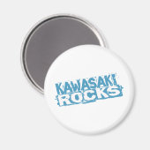 Kawasaki Rocks Magnet (Vorderseite/Rückseite)