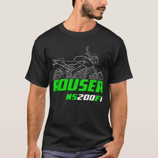 Kawasaki Rouser NS200 Fi 2019-2024 T-Shirt (Vorderseite)