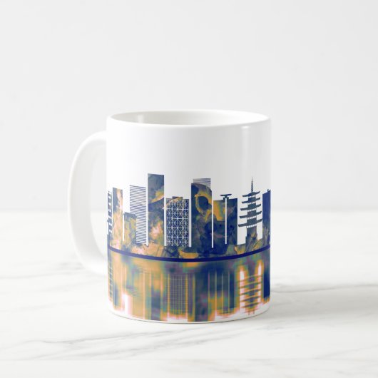 Kawasaki Skyline Kaffeetasse (Vorderseite Links)