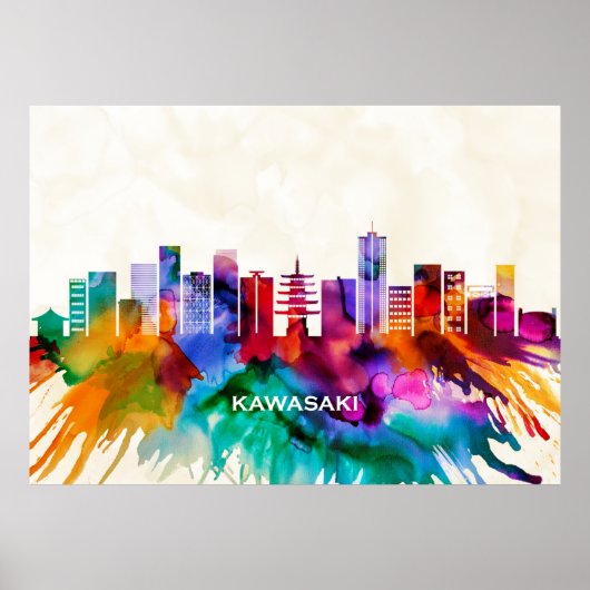 Kawasaki Skyline Poster (Vorne)