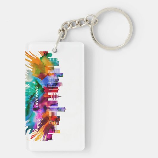 Kawasaki Skyline Schlüsselanhänger (Rückseite)