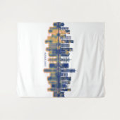 Kawasaki Skyline Wandteppich (Vorderseite (Horizontal))