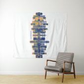 Kawasaki Skyline Wandteppich (Beispiel (Horizontal))