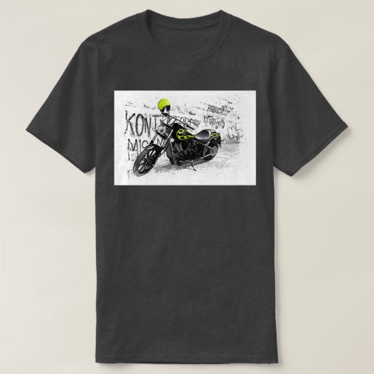 Kawasaki Vulcan 900 Motorrad II T-Shirt (Design vorne)