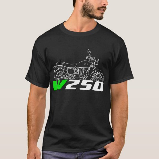 Kawasaki W250 2018-2024 T-Shirt (Vorderseite)